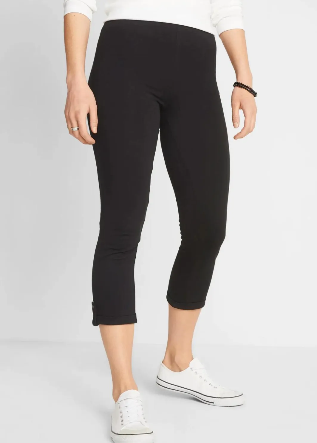 Clearance 3/4 Capri-Leggings Damen Basics|Hosen