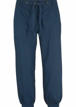 Sale 3/4 Hose aus Baumwoll-Leinen-Mix Damen Hosen|Bekleidung·Kleider