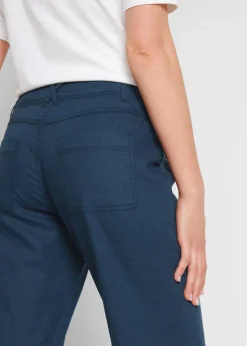 Sale 3/4 Hose aus Baumwoll-Leinen-Mix Damen Hosen|Bekleidung·Kleider