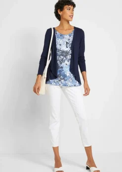 Sale 2 in 1 Shirt bedruckt Damen Shirts & Tops|Nachhaltigere Materialien
