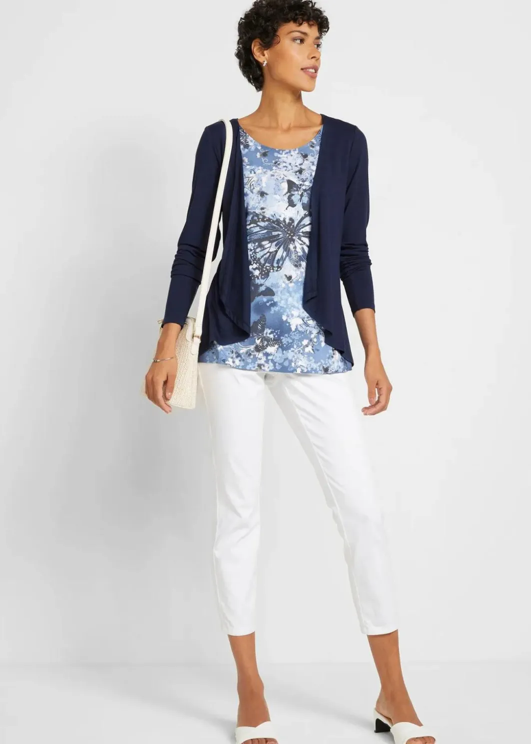 Sale 2 in 1 Shirt bedruckt Damen Shirts & Tops|Nachhaltigere Materialien