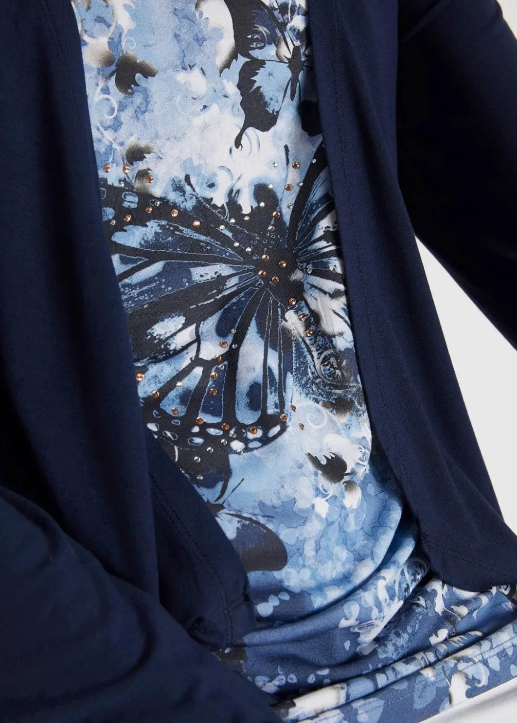 Sale 2 in 1 Shirt bedruckt Damen Shirts & Tops|Nachhaltigere Materialien
