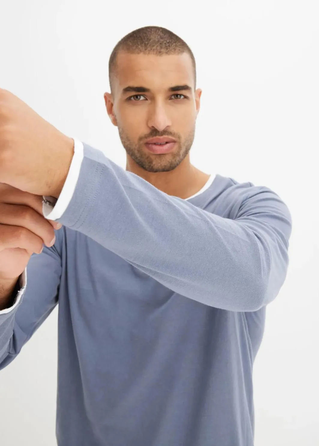 Best 2 in 1 Shirt (2er Pack), Langarm Herren Shirts & Polos|Basics