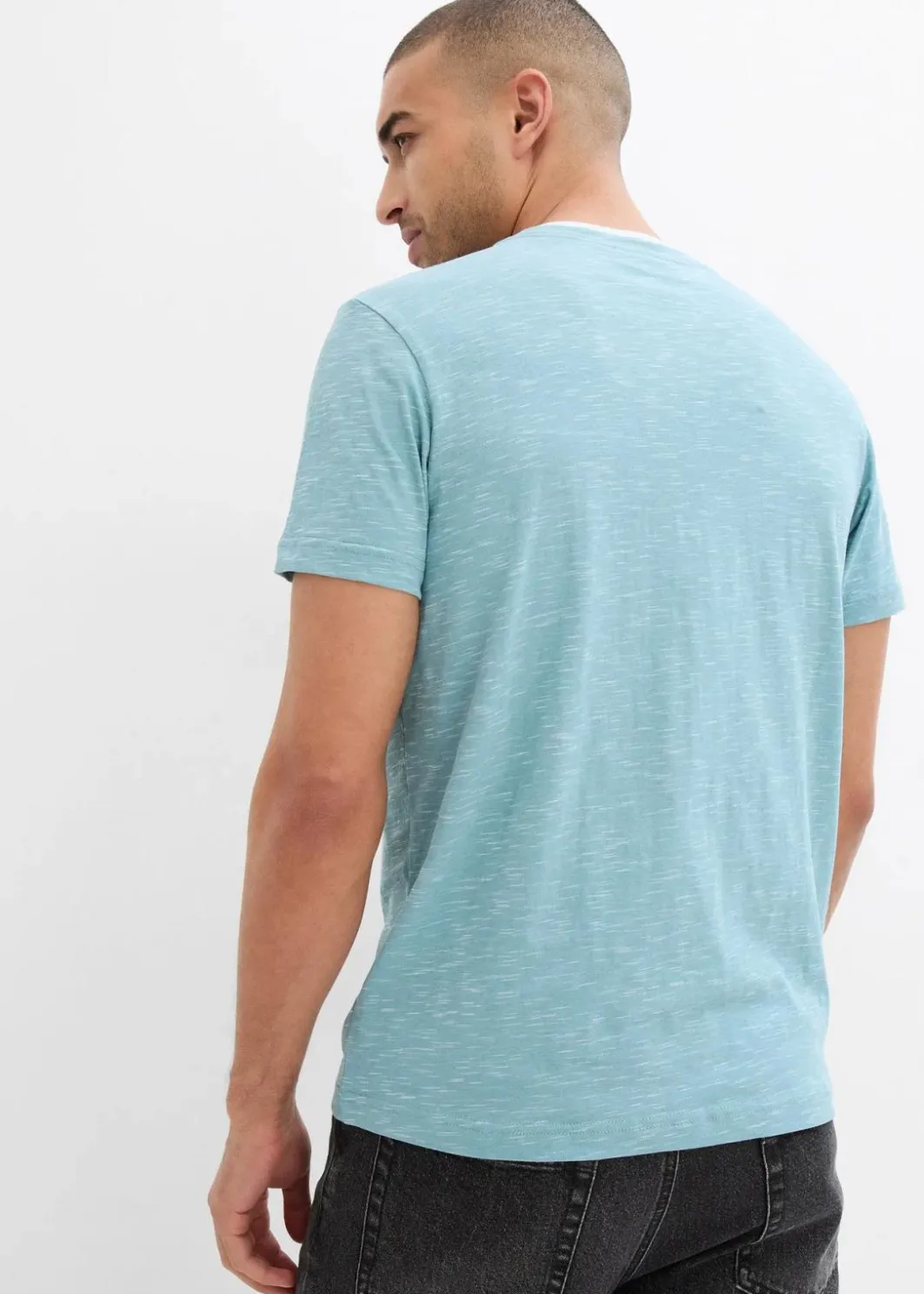 Herren bonprix Shirts & Polos|Basics|2 in 1 Shirt, Kurzarm