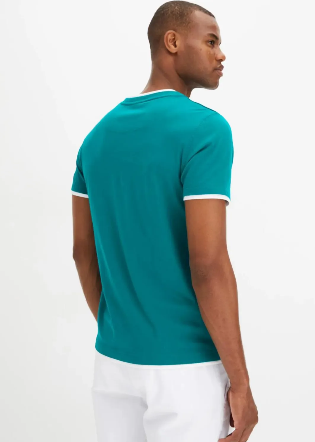 Herren bonprix Shirts & Polos|Basics|2 in 1 Shirt, Kurzarm (2er Pack)
