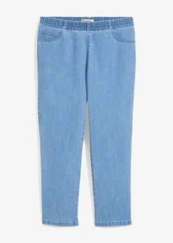 Clearance 7/8 Schlupfhose Mid Waist Kinder Mädchen 9-16 Jahre·Jeans