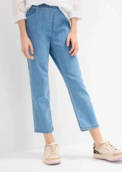 Clearance 7/8 Schlupfhose Mid Waist Kinder Mädchen 9-16 Jahre·Jeans