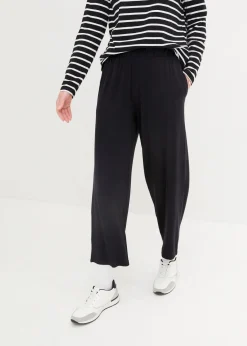 Damen bonprix Bekleidung·Blusen & Tuniken|Bekleidung·Kleider|7/8- Shirthose, High-Waist, 2er-Pack