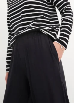 Damen bonprix Bekleidung·Blusen & Tuniken|Bekleidung·Kleider|7/8- Shirthose, High-Waist, 2er-Pack