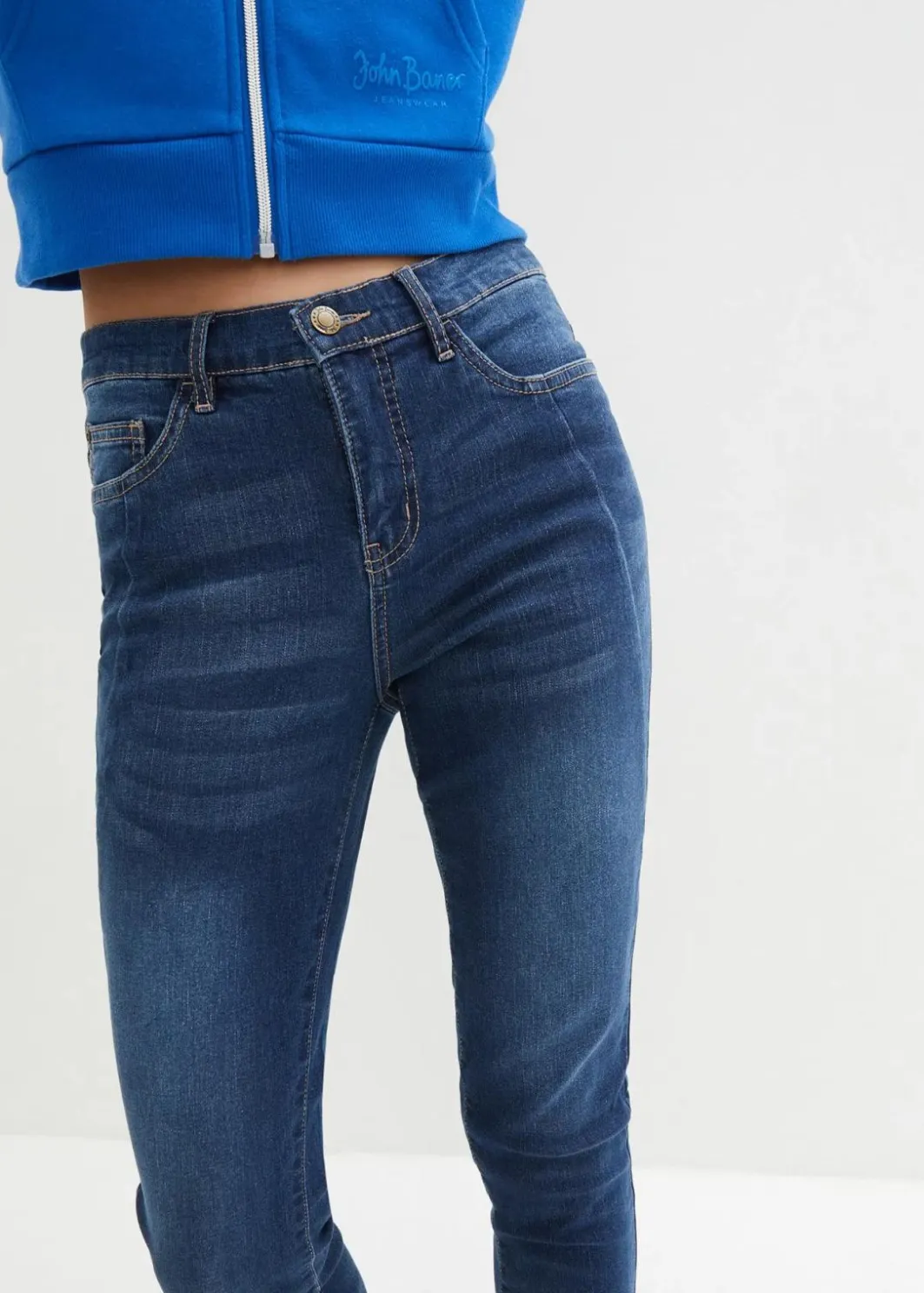 New 7/8 Slim Fit Ultra-Soft-Jeans Damen Jeans