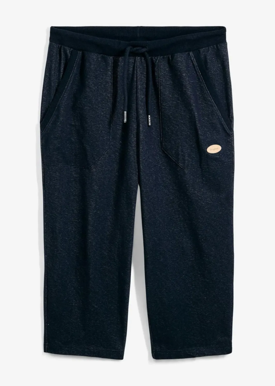 Herren bonprix Große Größen|Hosen|3/4 Sweathose in Denimoptik mit Komfortbund