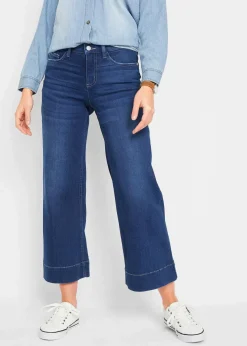 Damen bonprix Bekleidung·Shirts & Tops|Jeans|7/8 Ultra-Soft-Jeans, Culotte