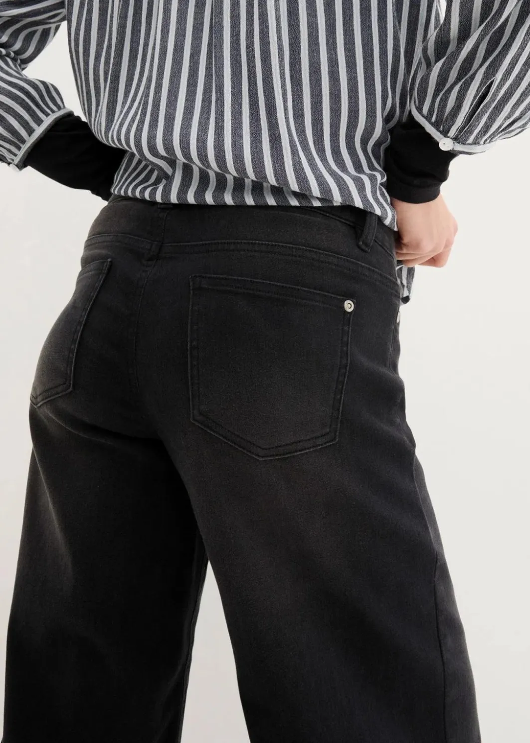 Damen bonprix Jeans|Bekleidung·Shirts & Tops|7/8 Ultra-Soft-Jeans, Culotte