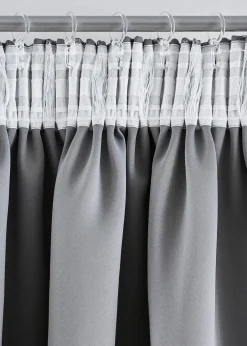 Clearance Abdunkelnder Vorhang mit Glanz Druck (1er Pack) Vorhänge