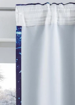 Outlet Abdunkelnder Vorhang mit Nachthimmel Motiv (1er Pack) Vorhänge