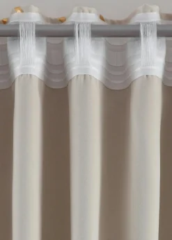 Sale Abdunkelnder Vorhang mit Glanz Druck (1er Pack) Vorhänge
