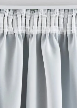 bonprix Vorhänge|Abdunkelnder Vorhang mit floralem Glanz Druck (1er Pack)