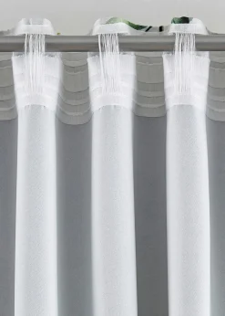bonprix Vorhänge|Abdunkelnder Vorhang mit floralem Glanz Druck (1er Pack)