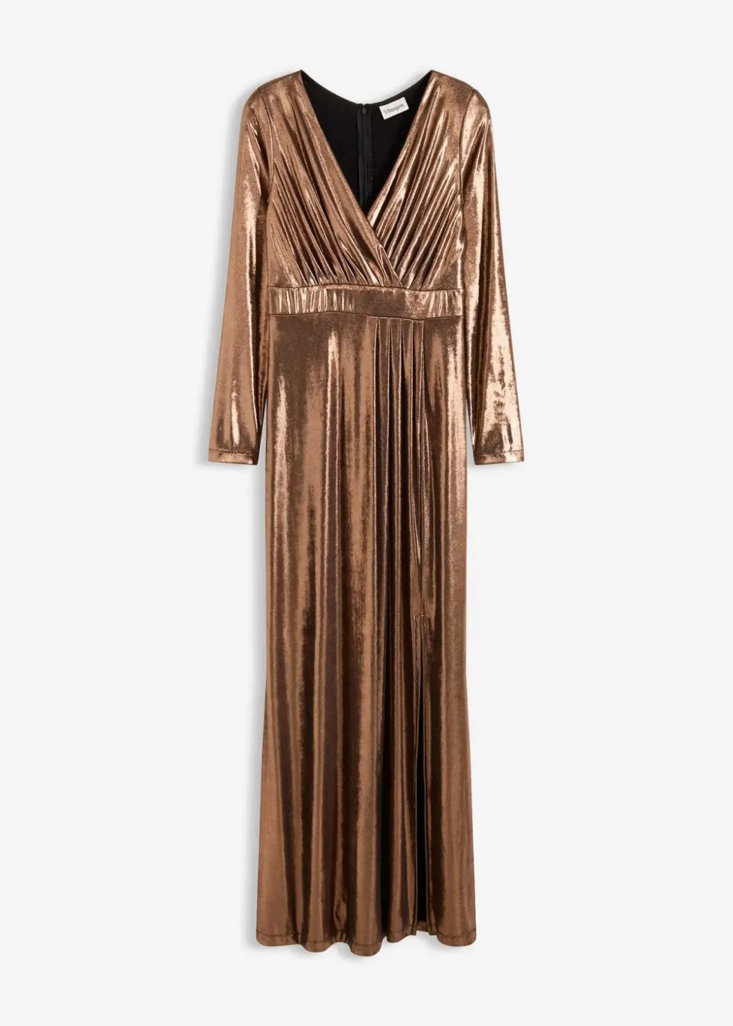 Abendkleid aus feinem Jersey mit Glanz Damen Bekleidung·Pullover & Strickjacken|Festliche Mode