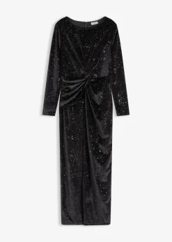 Damen bonprix Bekleidung·Pullover & Strickjacken|Festliche Mode|Abendkleid mit Glitzer
