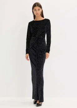 Damen bonprix Bekleidung·Pullover & Strickjacken|Festliche Mode|Abendkleid mit Glitzer
