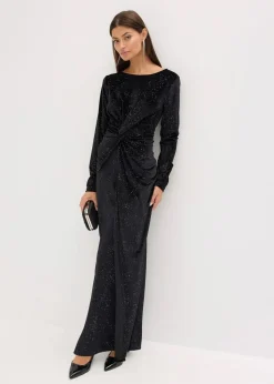 Damen bonprix Bekleidung·Pullover & Strickjacken|Festliche Mode|Abendkleid mit Glitzer