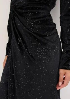 Damen bonprix Bekleidung·Pullover & Strickjacken|Festliche Mode|Abendkleid mit Glitzer