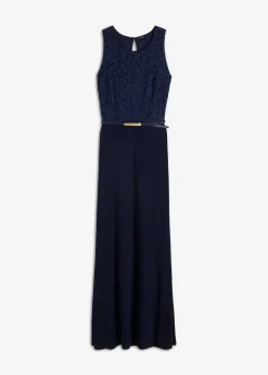 Clearance Abend-Maxikleid mit Gürtel (2-tlg.Set) Damen Bekleidung·Pullover & Strickjacken|Nachhaltigere Materialien