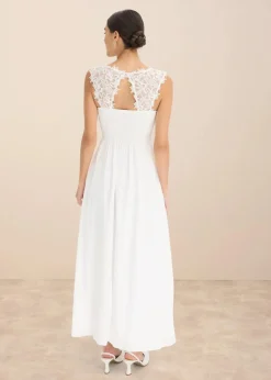Outlet Abend-Maxikleid mit Spitze Damen Nachhaltigere Materialien|Kleider