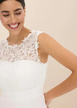 Outlet Abend-Maxikleid mit Spitze Damen Nachhaltigere Materialien|Kleider