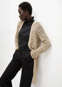 New Ajour Longstrickjacke Damen Bekleidung·Umstandsmode|Strickmode