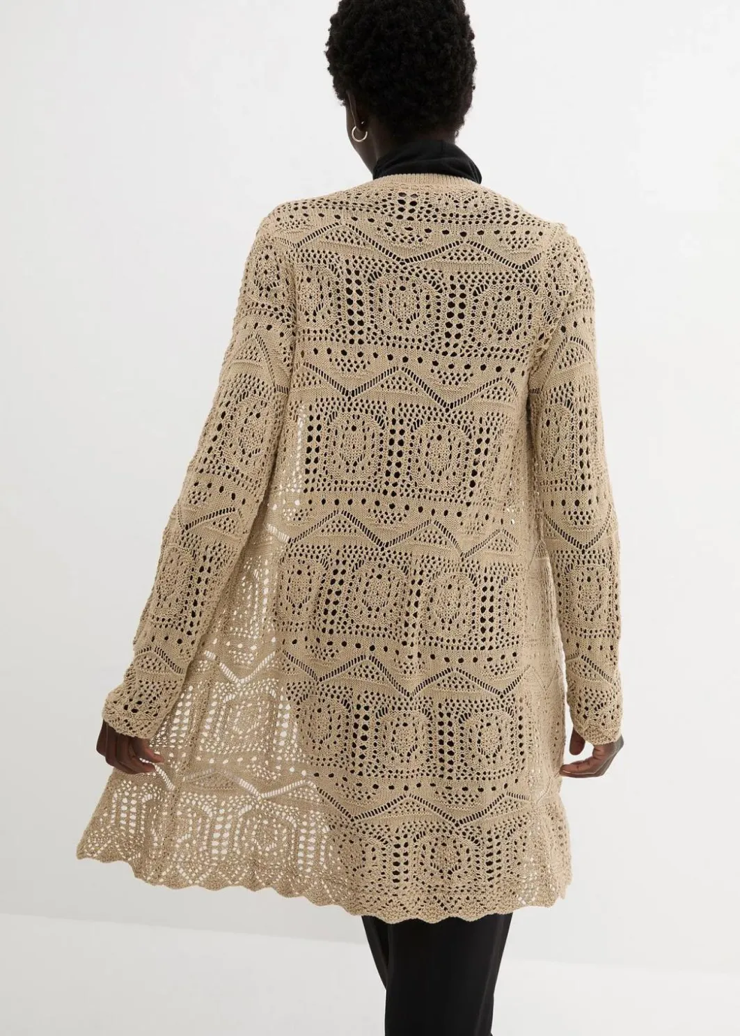 New Ajour Longstrickjacke Damen Bekleidung·Umstandsmode|Strickmode