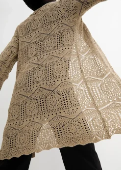 New Ajour Longstrickjacke Damen Bekleidung·Umstandsmode|Strickmode