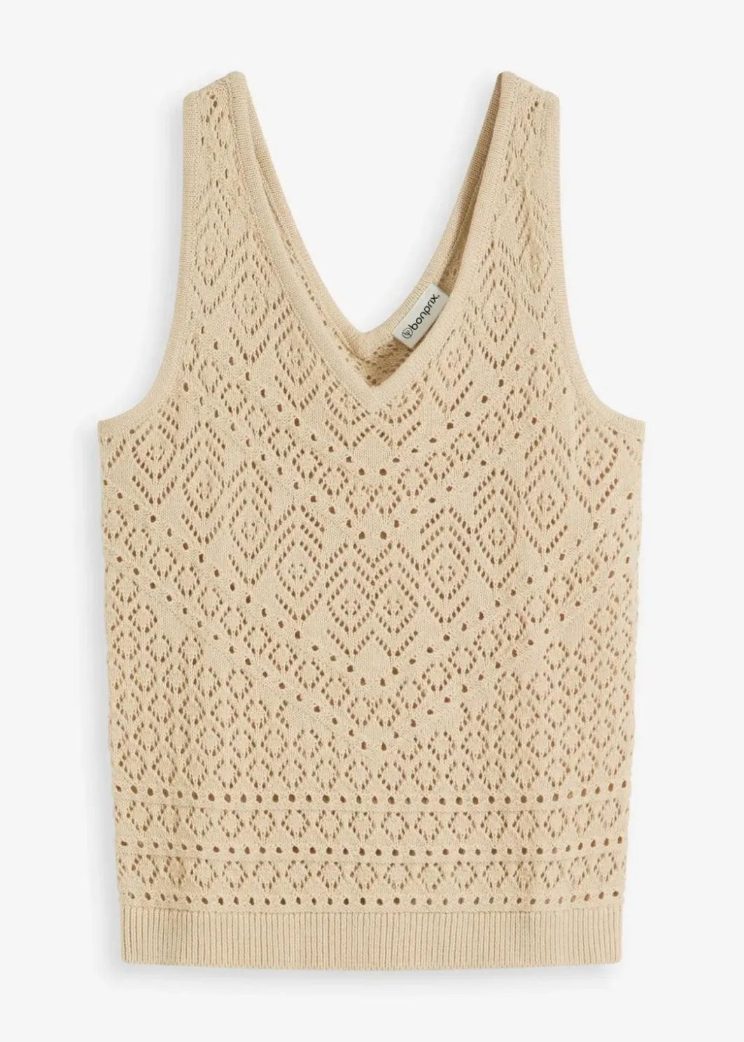 Clearance Ajour Stricktop mit Baumwollanteil Damen Bekleidung·Umstandsmode|Strickmode