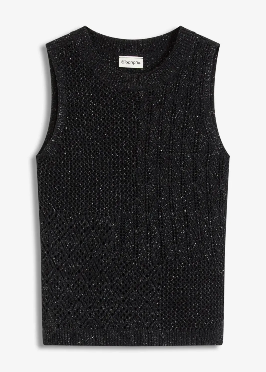 Damen bonprix Bekleidung·Umstandsmode|Strickmode|Ajour Stricktop mit metallisierenden Fasern