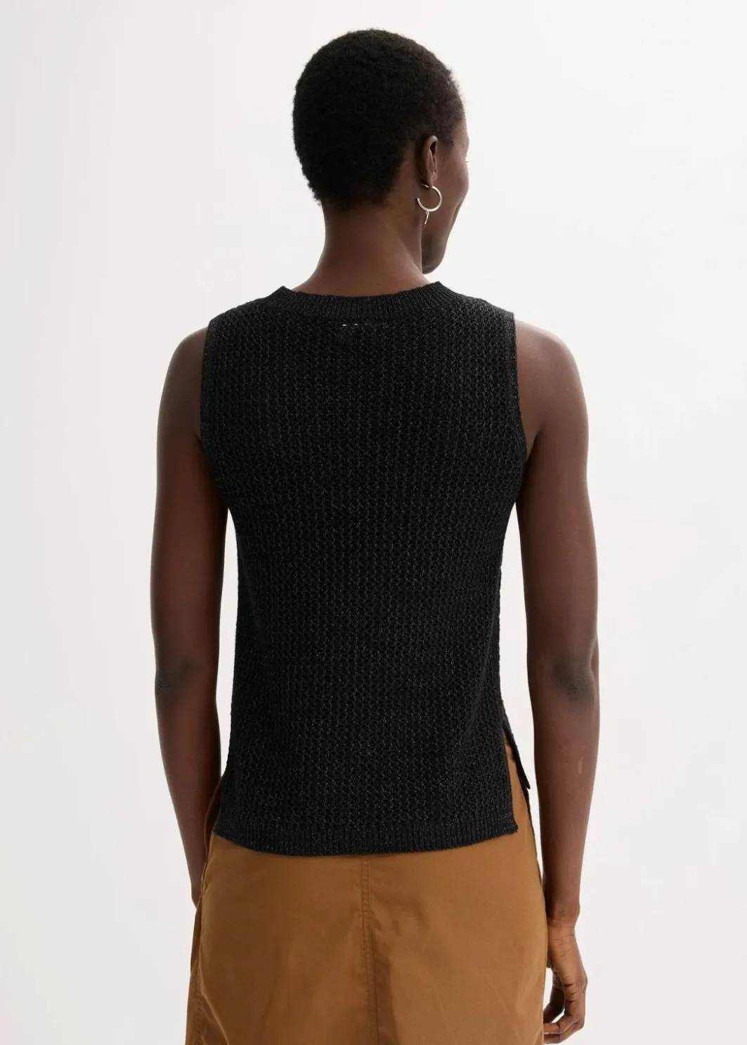 Damen bonprix Bekleidung·Umstandsmode|Strickmode|Ajour Stricktop mit metallisierenden Fasern