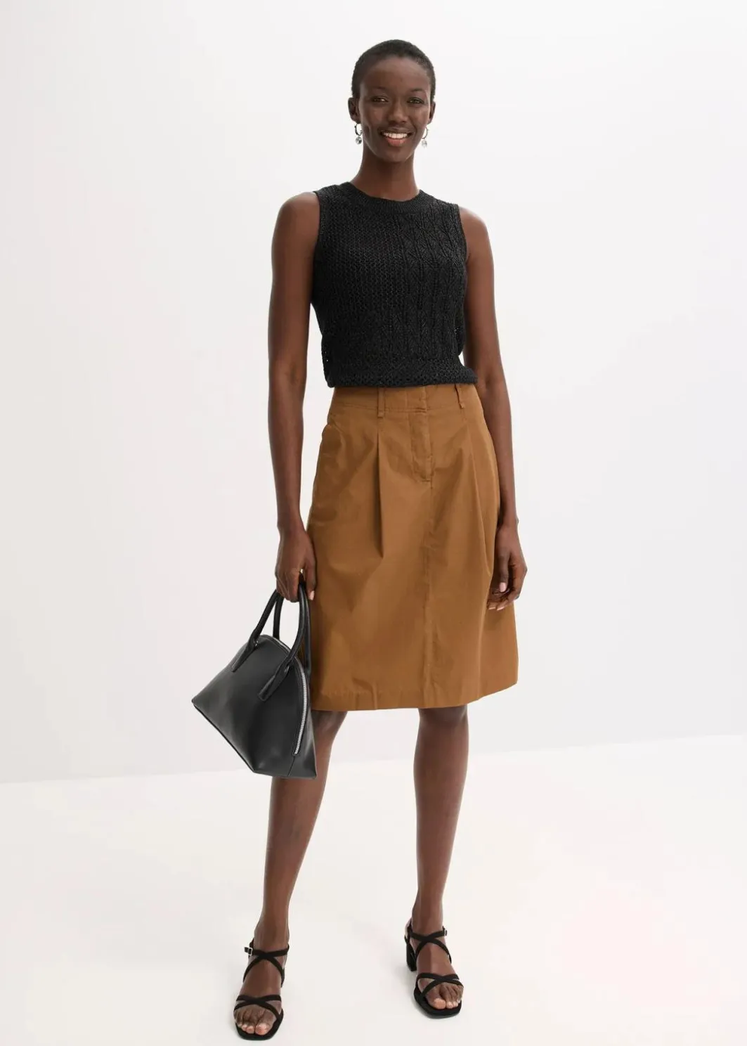 Damen bonprix Bekleidung·Umstandsmode|Strickmode|Ajour Stricktop mit metallisierenden Fasern