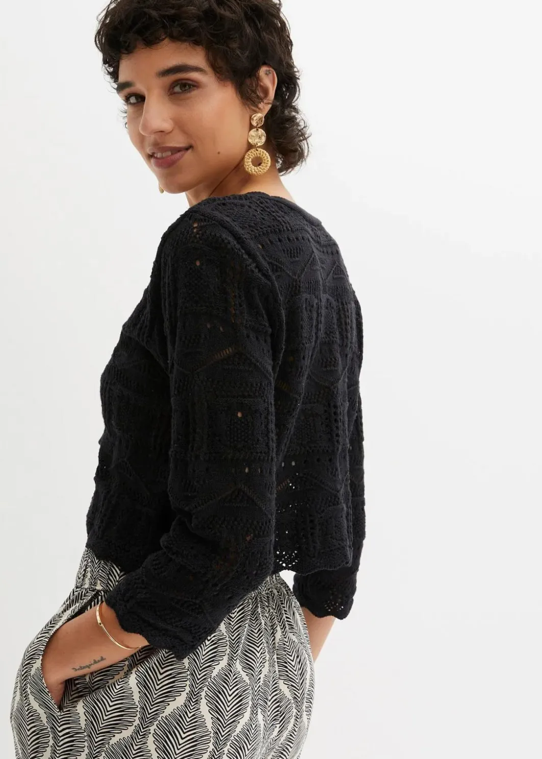 Online Ajour-Bolero Damen Pullover & Strickjacken|Bekleidung·Jeans