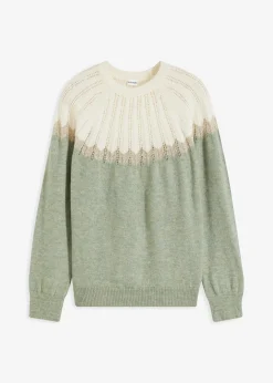 Damen bonprix Bekleidung·Umstandsmode|Bekleidung·Jeans|Ajour-Pullover