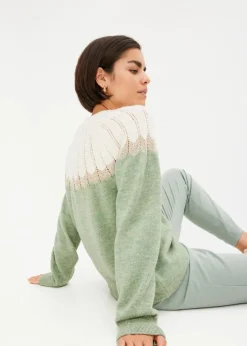 Damen bonprix Bekleidung·Umstandsmode|Bekleidung·Jeans|Ajour-Pullover