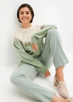 Damen bonprix Bekleidung·Umstandsmode|Bekleidung·Jeans|Ajour-Pullover