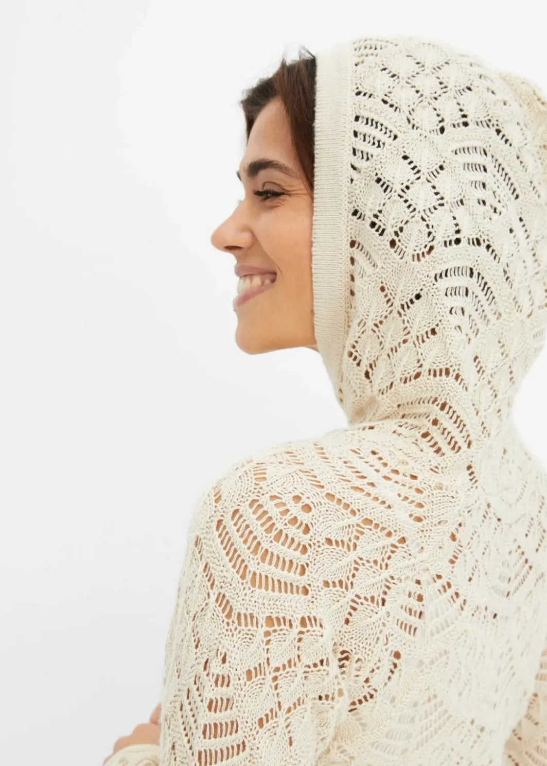 Damen bonprix Strickmode|Pullover & Strickjacken|Ajour-Pullover
