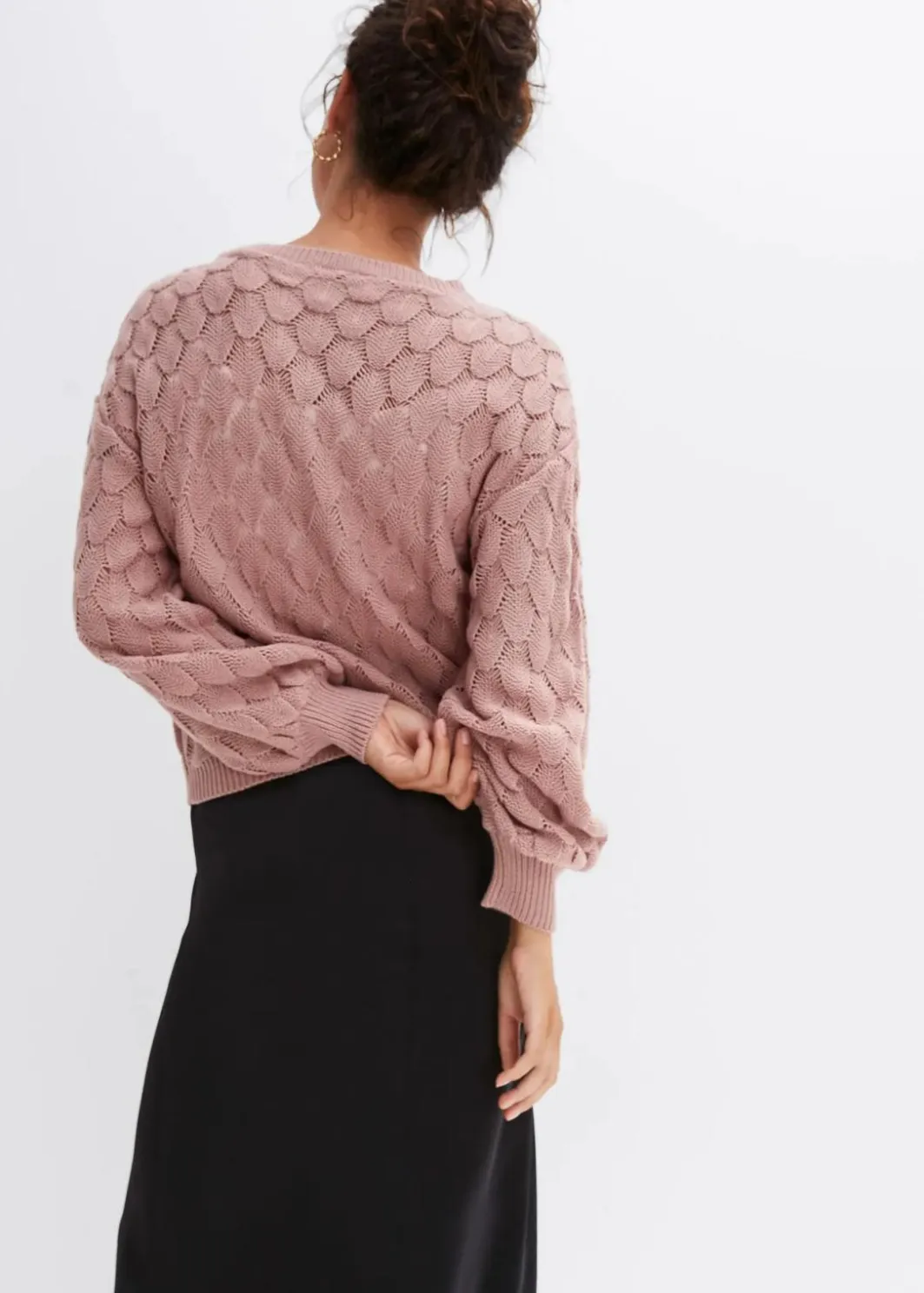 Damen bonprix Bekleidung·Umstandsmode|Strickmode|Ajour-Pullover