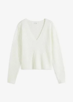 Damen bonprix Bekleidung·Umstandsmode|Bekleidung·Jeans|Ajour-Pullover
