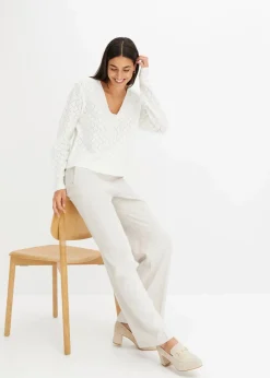 Damen bonprix Bekleidung·Umstandsmode|Bekleidung·Jeans|Ajour-Pullover