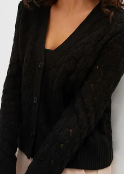 Damen bonprix Bekleidung·Umstandsmode|Strickmode|Ajour-Strickjacke