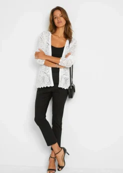 Damen bonprix Bekleidung·Umstandsmode|Strickmode|Ajour-Strickjacke
