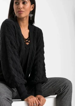 Damen bonprix Bekleidung·Umstandsmode|Strickmode|Ajour-Strickjacke