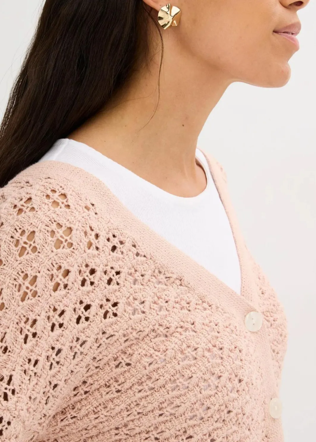 Online Ajour-Strickjacke Damen Bekleidung·Umstandsmode|Pullover & Strickjacken