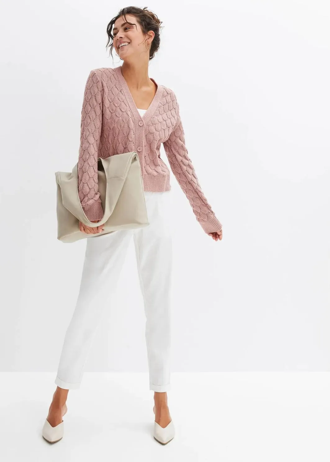 Sale Ajour-Strickjacke Damen Bekleidung·Umstandsmode|Strickmode